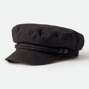 Brixton Fiddler Cap – Timeless Style (Black, Large)